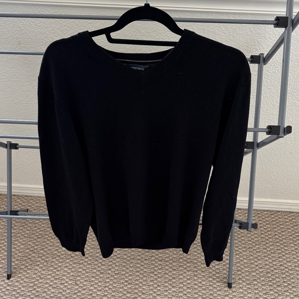Bonobos 100% Merino V-Neck sweater, size XL Slim